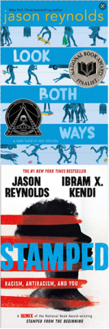 Stamped and Look Both Ways book covers