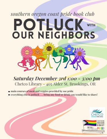 SOC Pride Potluck Poster